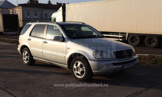 Mercedes ML, în valoare de 50.000 de euro, indisponibilizat pentru că transporta țigări de contrabandă