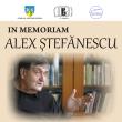 „În Memoriam Alex Ștefănescu”, eveniment cultural, luni, la Biblioteca Bucovinei