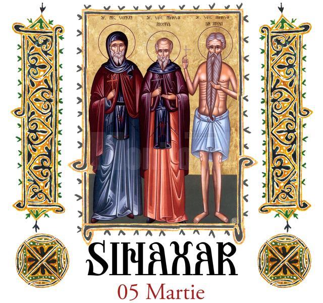 Sinaxar 05 martie 2024