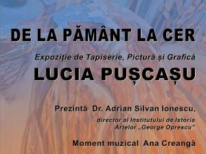 Lucia Pușcașu deschide la Galeria de Artă Orizont din centrul capitalei expoziția personală „De la pământ la cer”