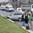 Accident rutier pe Calea Unirii, la Grupul Şcolar