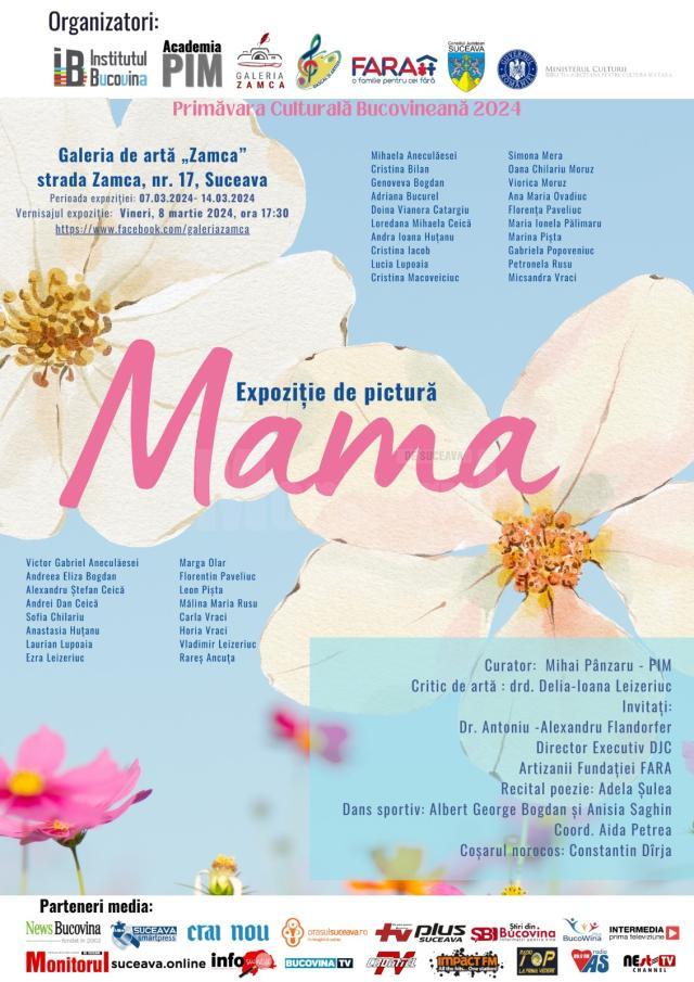 „Mama”, expoziție de pictură vernisată vineri la Galeria de artă „Zamca”