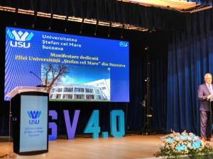 Primarul Ion Lungu a participat la aniversarea a 34 de ani de la înființarea Universității și la investirea noului Rector al Universității sucevene, Mihai Dimian