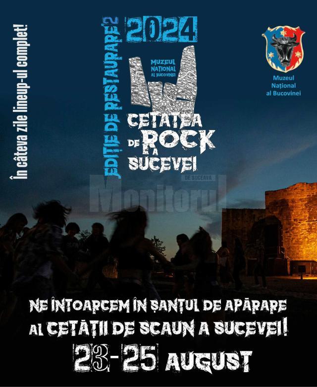 Festivalul ”Cetatea de Rock a Sucevei” va fi organizat în șanțul de apărare al cetății