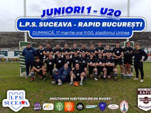 După trei victorii consecutive, LPS Suceava dă piept la ”Unirea” cu liderul Rapid