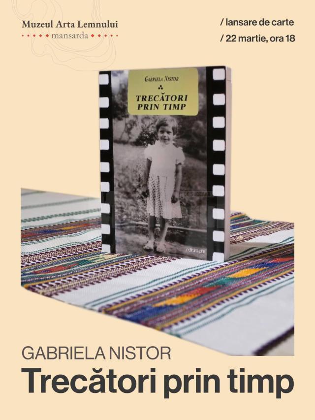 Bibliotecara Gabriela Nistor din Vama își lansează primul volum autobiografic, „Trecători prin timp”