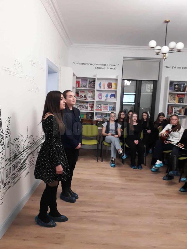 Elevi de la două colegii sucevene au participat la o acțiune culturală organizată de Alianța Franceză din Suceava