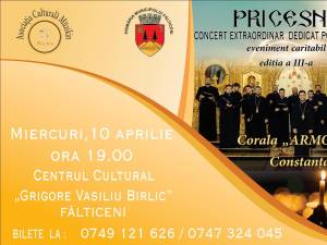 Corala „Armonia” Constanța va susține în aprilie un concert de pricesne la Fălticeni