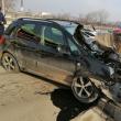 Accidentul din zona Podului Unirii, care traversează râul Suceava