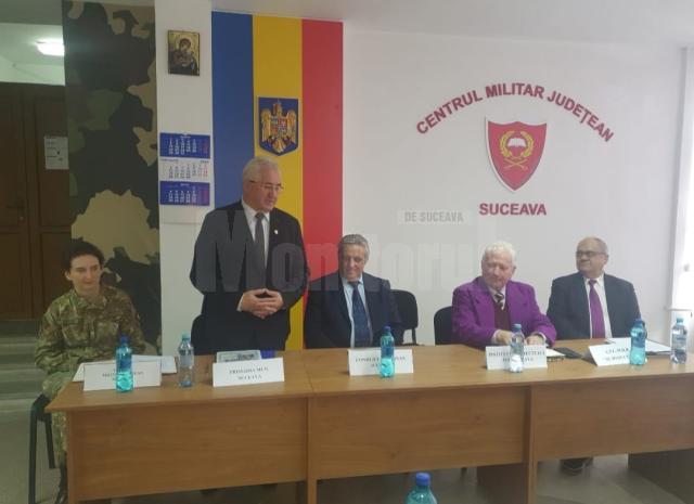 Primarul Sucevei, Ion Lungu, a oferit o ”Diplomă de excelență” Asociației Județene a Cadrelor Militare în Rezervă și Retragere - Fliliala Suceava ”Petru I Mușat”