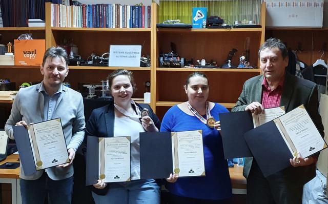 Cercetători brevetați din cadrul USV, în frunte cu prof. univ. dr. ing. Laurențiu Dan Milici