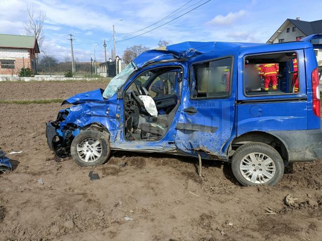 Accident mortal după un impact între un autoturism și un autotren