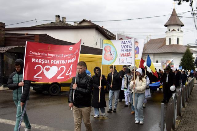 „Marșul pentru viață” s-a desfășurat și la Fălticeni
