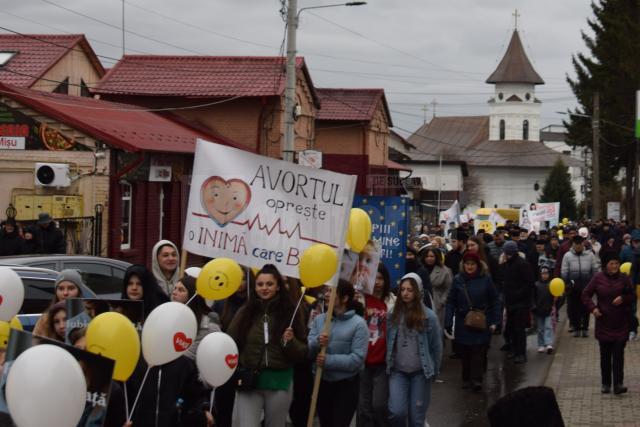 „Marșul pentru viață” s-a desfășurat și la Fălticeni