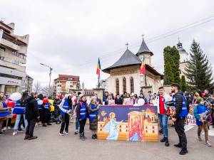 Marșul pentru viață în Arhiepiscopia Sucevei și Rădăuților