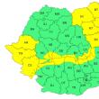 Cod galben de vânt, urmat de ploi până vineri seara