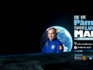Cosmonautul român Dumitru Prunariu va fi invitatul evenimentului ”De pe Pământ spre Lună și Marte”, la USV