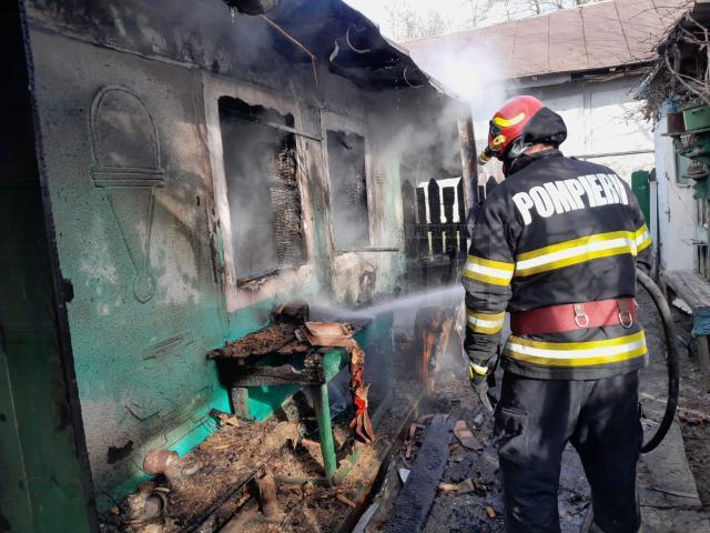 Incendiul din satul Uncești, comuna Bunești