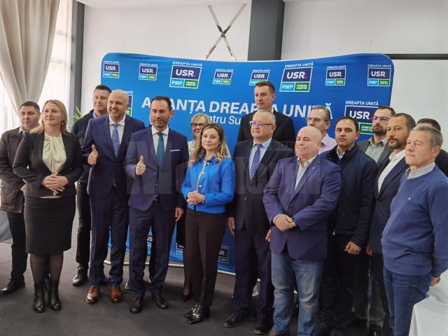 Lansarea candidaturilor Alianței Dreapta Unita Suceava (USR – PMP - Forța Dreptei)