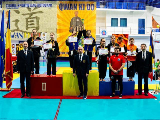 Sportivii din Fălticeni au obţinut 20 de medalii la Campionatul Național de Qwan Ki Do