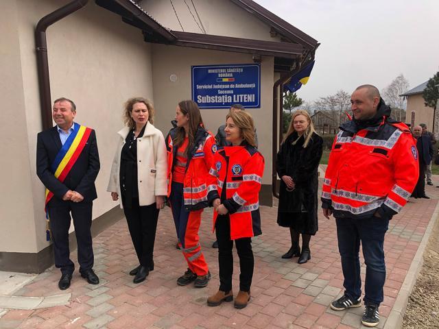 Serviciul de Ambulanță Județean Suceava deschide la Liteni o substație cu echipaj permanent