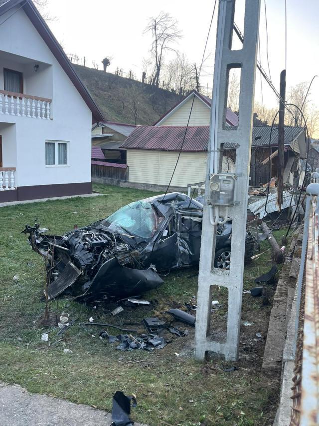 Imagini de coșmar la locul accidentului