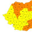 Cod portocaliu de vânt puternic pentru întreg județul Suceava