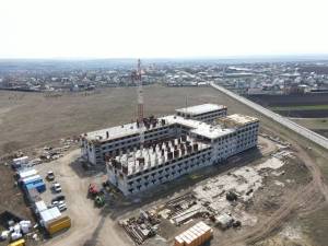 Stadiul lucrărilor la primul obiectiv din Campusul II, la Moara