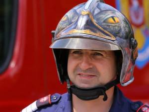 Maiorul Alin Găleată, ofițerul de informații publice al pompierilor militari suceveni