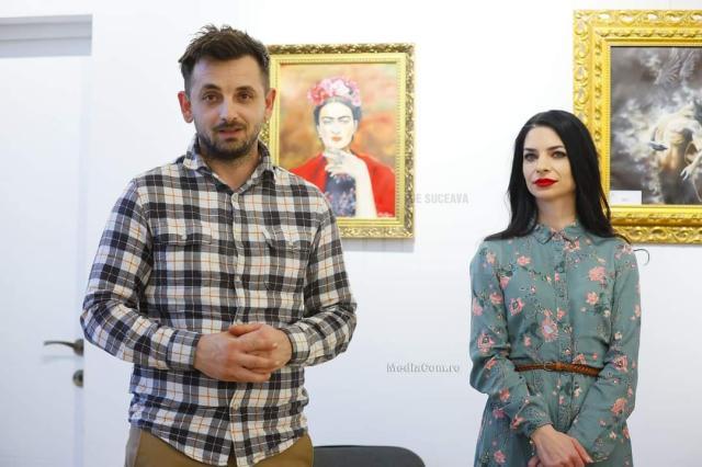 Artista Adina Cimpoeș din Vatra Dornei a expus la Galeria „Valer Suciu” din Turda