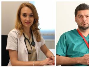 Medicul cardiolog dr. Olivia Voineag și cardiologul intervenționist dr. Paul Turcoman