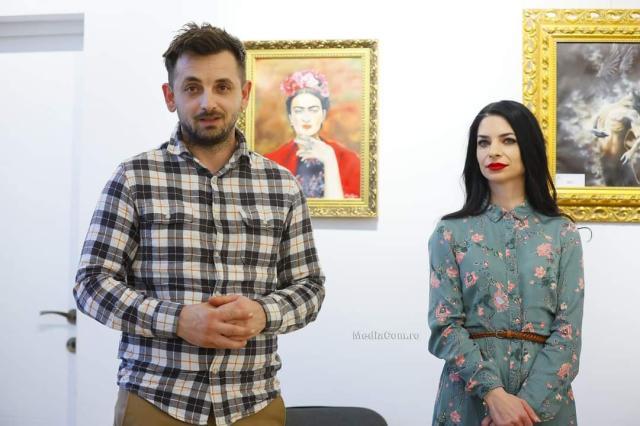 Artista Adina Cimpoeș din Vatra Dornei a expus la Galeria „Valer Suciu” din Turda