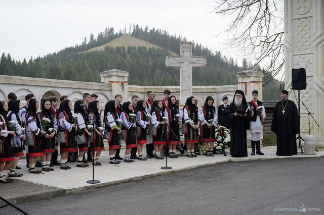 Comemorarea românilor uciși în Masacrul de la Fântâna Albă, 1 aprilie 2024, Mănăstirea Putna