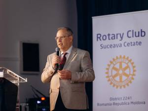 Evenimentul de la USV la care a fost prezent singurul cosmonaut român, Dumitru-Dorin Prunariu a fost organizat de Rotary Club Suceava Cetate