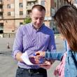 Lucian Harșovschi a început să strângă semnături de susținere din partea alegătorilor în zona centrală a municipiului, unde este ridicat și cortul PNL