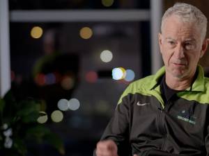 John McEnroe jucător de tenis american