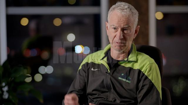 John McEnroe jucător de tenis american