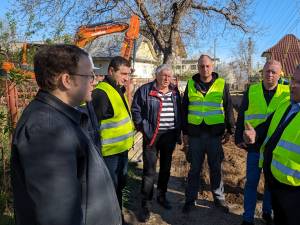 Preșdintele CJ Suceava, Gheorghe Flutur, a verificat șantierele din comuna Șcheia