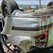 Mașina de Suceava implicată în accident
