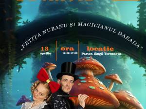 Teatru, cu magie, cântece și multe alte surprize, sâmbătă, 13 aprilie 2024, de la ora 16.00, la parterul Iulius Mall