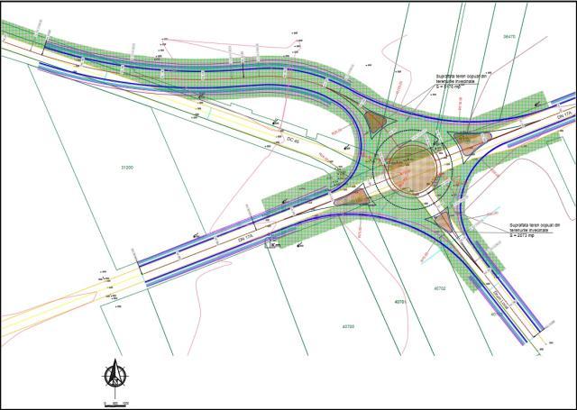 La intersecția dintre DN 17A Rădăuți - Marginea și drumul comunal Horodnic de Sus va fi amenajat un sens giratoriu