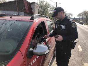 Control în trafic al Poliției Transporturi Suceava