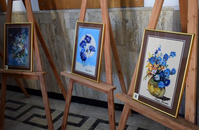 Vernisajul expoziției „Flori de câmp”, la Colegiul Național „Nicu Gane”