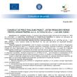COMUNICAT DE PRESĂ FINALIZARE PROIECT „SISTEM PRODUCERE ENERGIE PENTRU CONSUM PROPRIU LA S.C. ...
