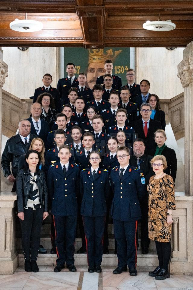 Lotul de olimpici de la Colegiul Militar,foto Matei Trofin