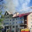 Incendiu bloc Rădăuți