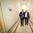 Viceprimarul Marius Rîpan alături de primarul liberal în funcție, Ilie Boncheș