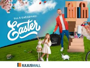 „Egg-straordinary Easter” cu premii zilnice, la Iulius Mall Suceava