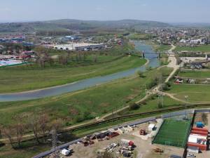 Traseul propus pentru noua cale de legătură între cartierele Burdujeni și Ițcani