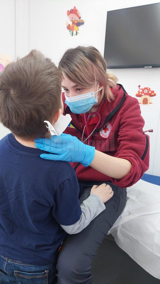 Peste 800 de oameni au beneficiat de peste 2700 de consultații și analize gratuite acordate de medicii de la Crucea Roșie în Suceava și în Coșna